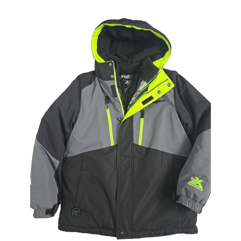 Boys ZeroXposure Large 10/12 Two In One Hooded Jacket New Without Tags